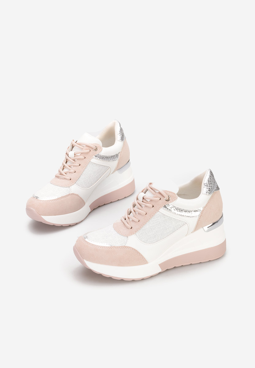 Sneakers con zeppa Breves rosa