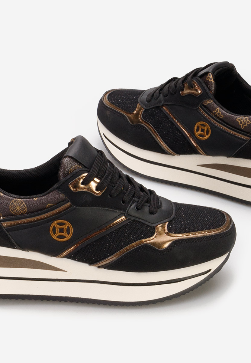 Sneakers con plateau Releh nero