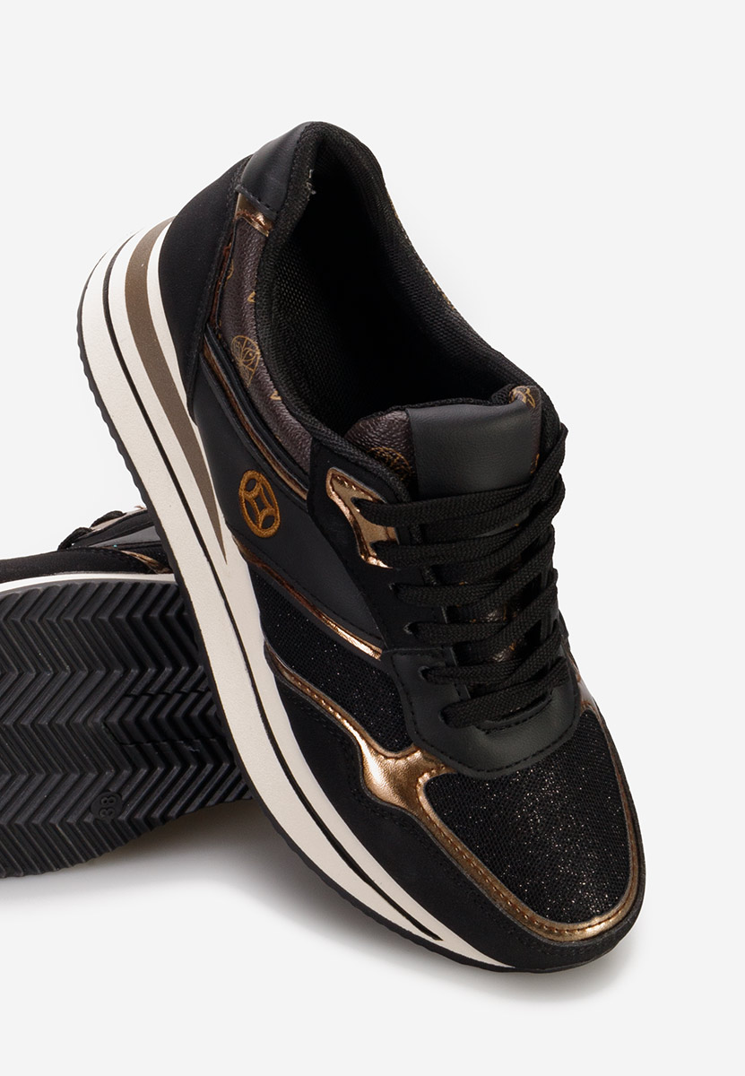 Sneakers con plateau Releh nero