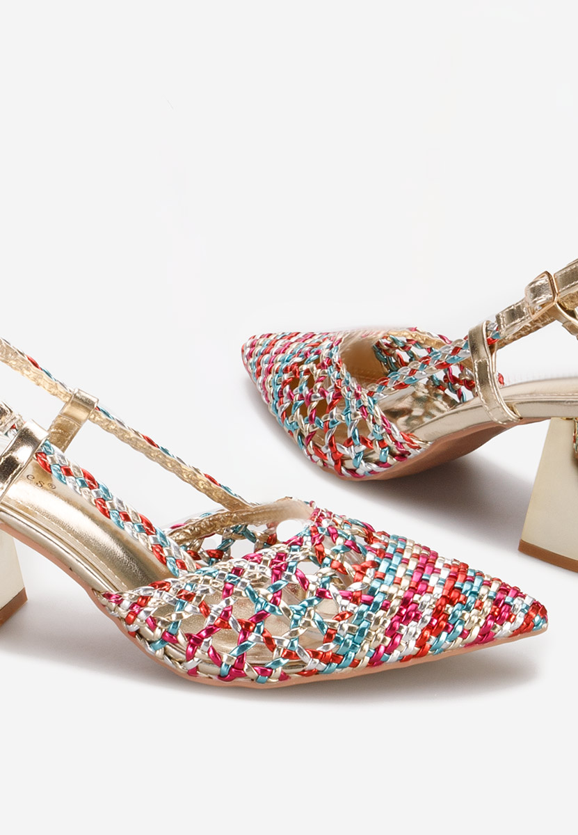 Décolleté Slingback Letira colorate