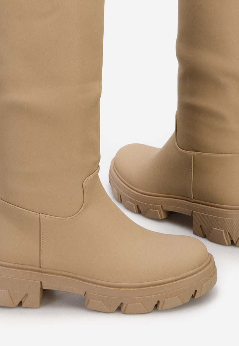 Stivali da donna Fatima cachi