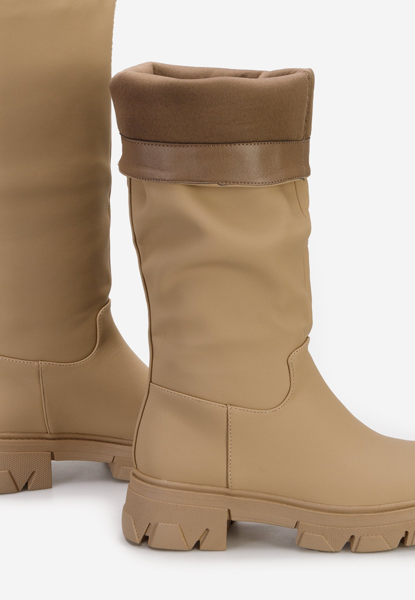 Stivali da donna Fatima cachi