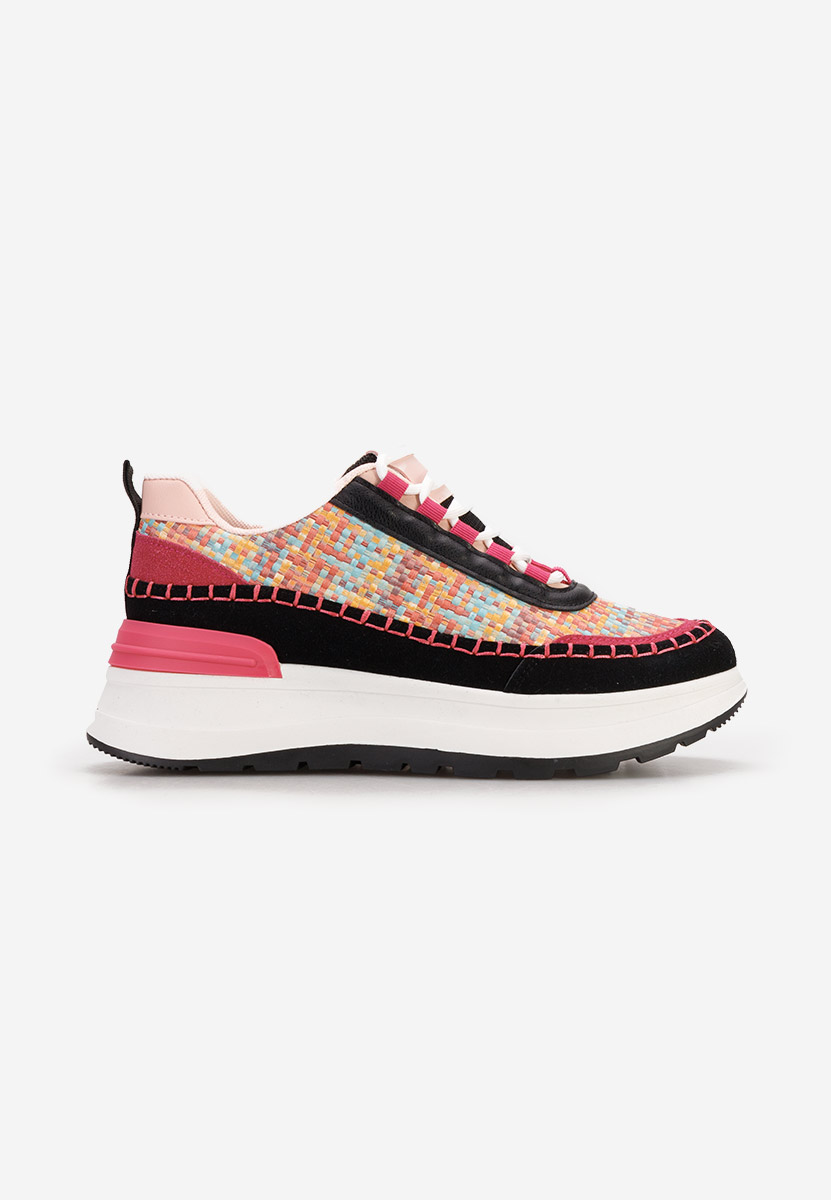 Sneakers con plateau Ellana colorate