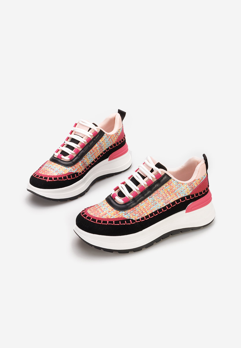 Sneakers con plateau Ellana colorate