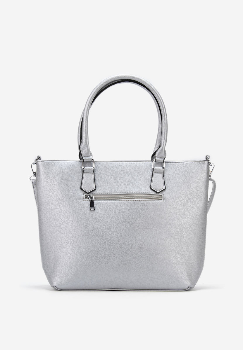 Borsa a spalla Penecia argento