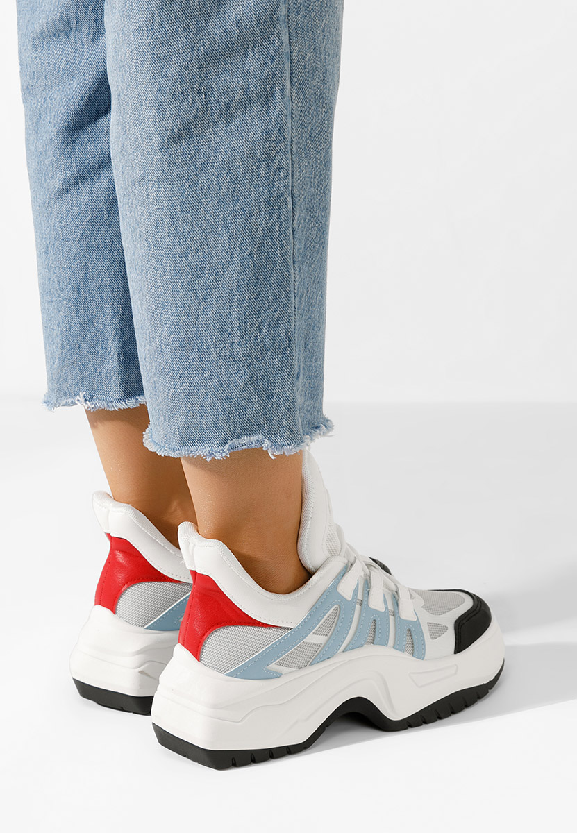 Sneakers con plateau Alessia B bianchi Sneakers con plateau Alessia B bianchi