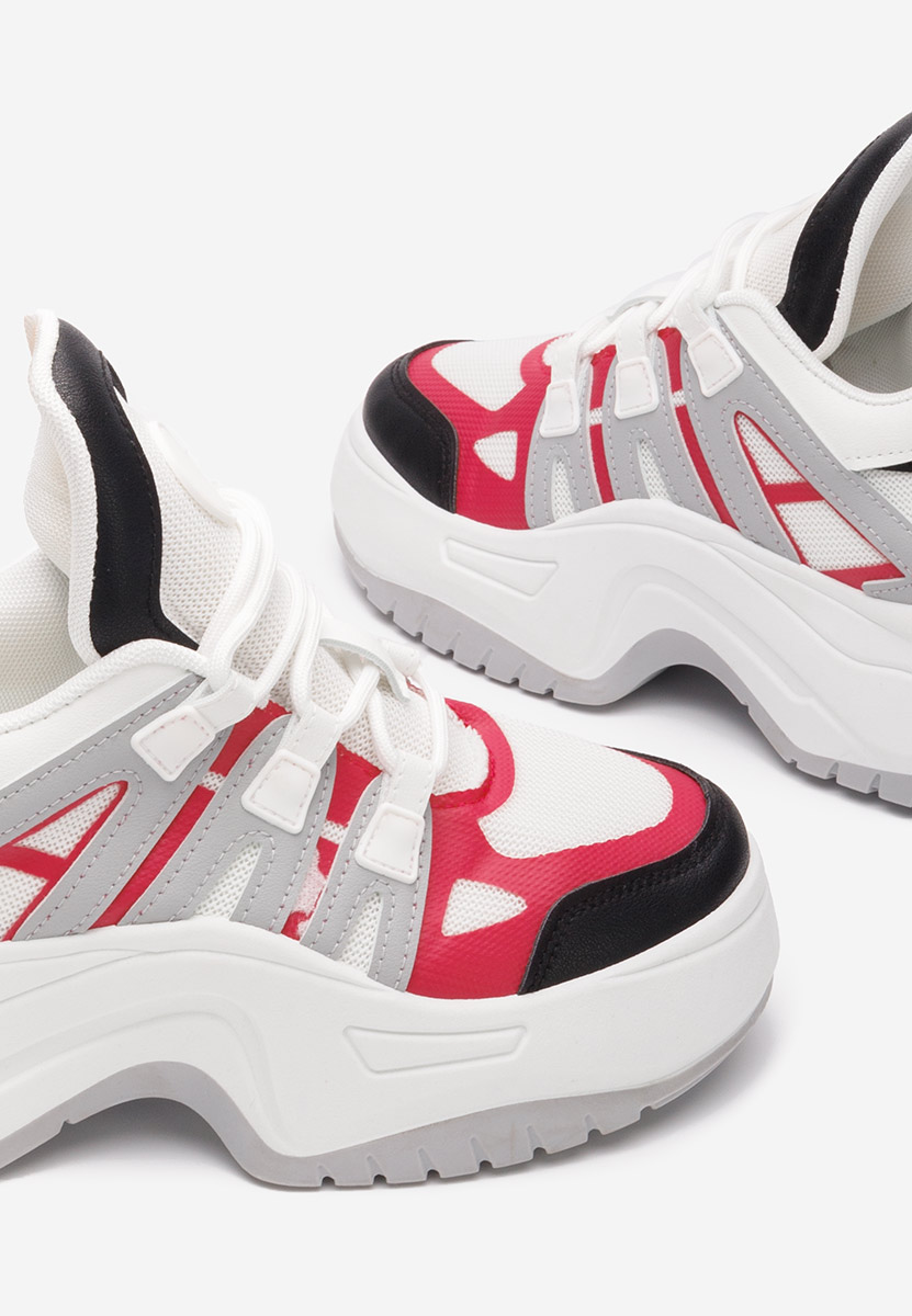 Sneakers con plateau Alessia F bianchi Sneakers con plateau Alessia F bianchi