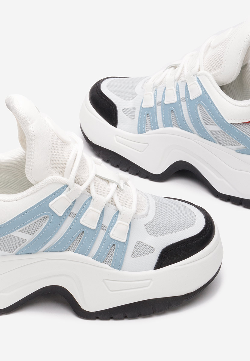 Sneakers con plateau Alessia B bianchi Sneakers con plateau Alessia B bianchi