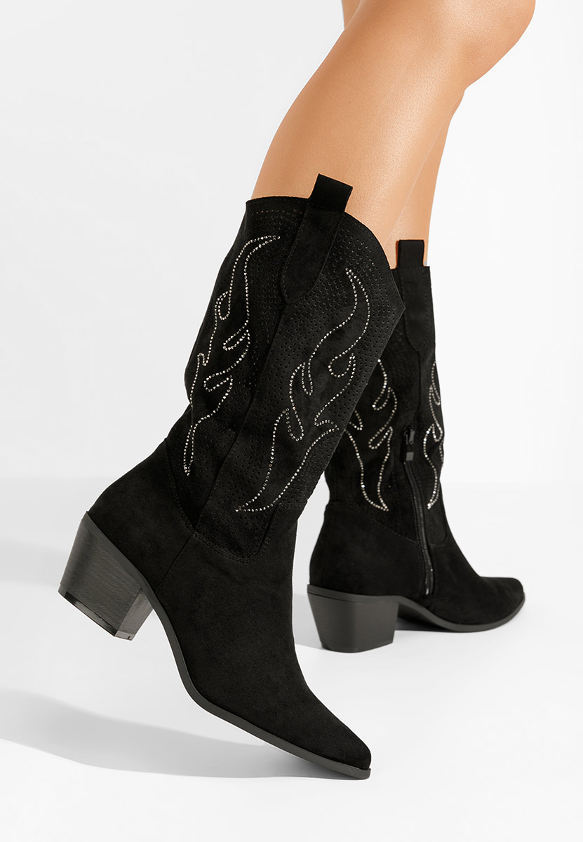 Stivali cowboy donna Nanette nero