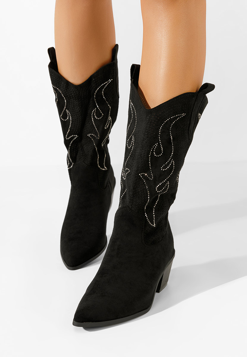 Stivali cowboy donna Nanette nero