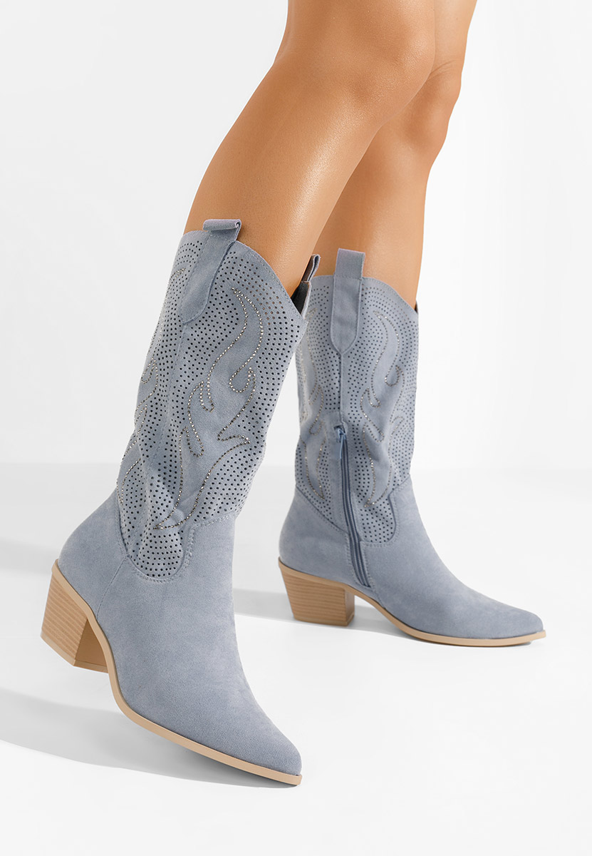 Stivali cowboy donna Nanette azzurro