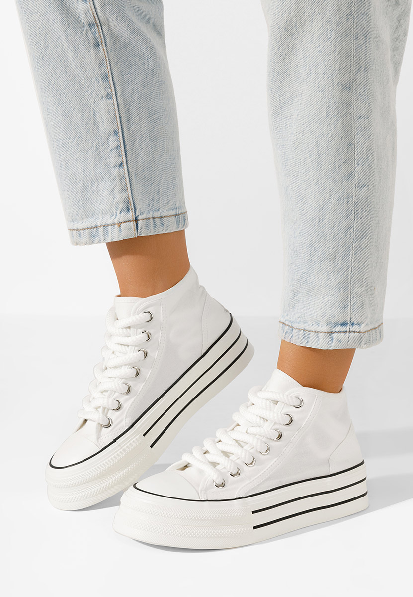 Scarpe da ginnastica donna Alicata bianchi