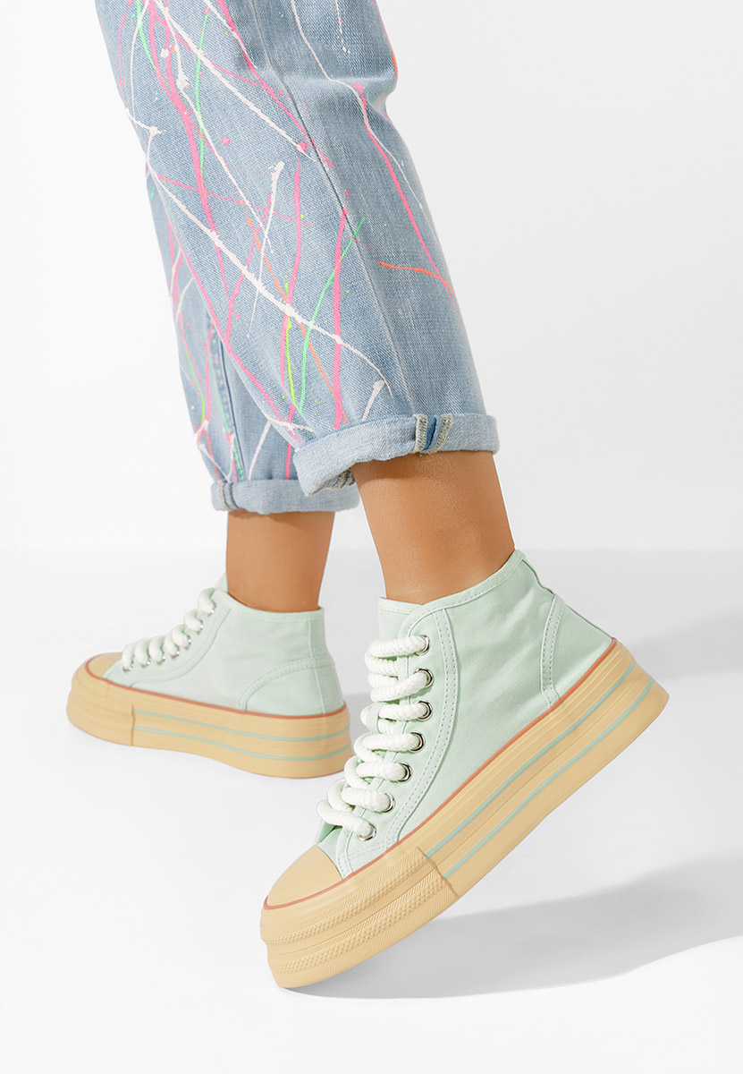 Scarpe da ginnastica donna Alicata verdi