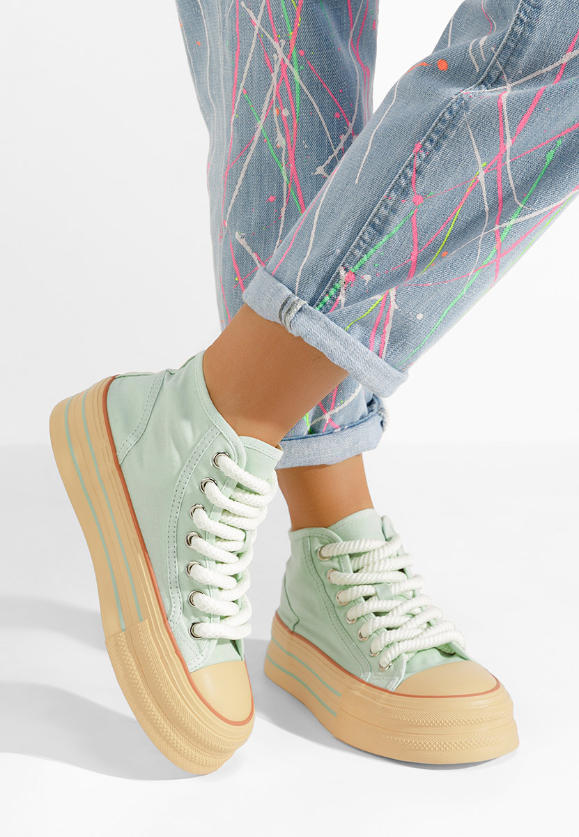 Scarpe da ginnastica donna Alicata verdi