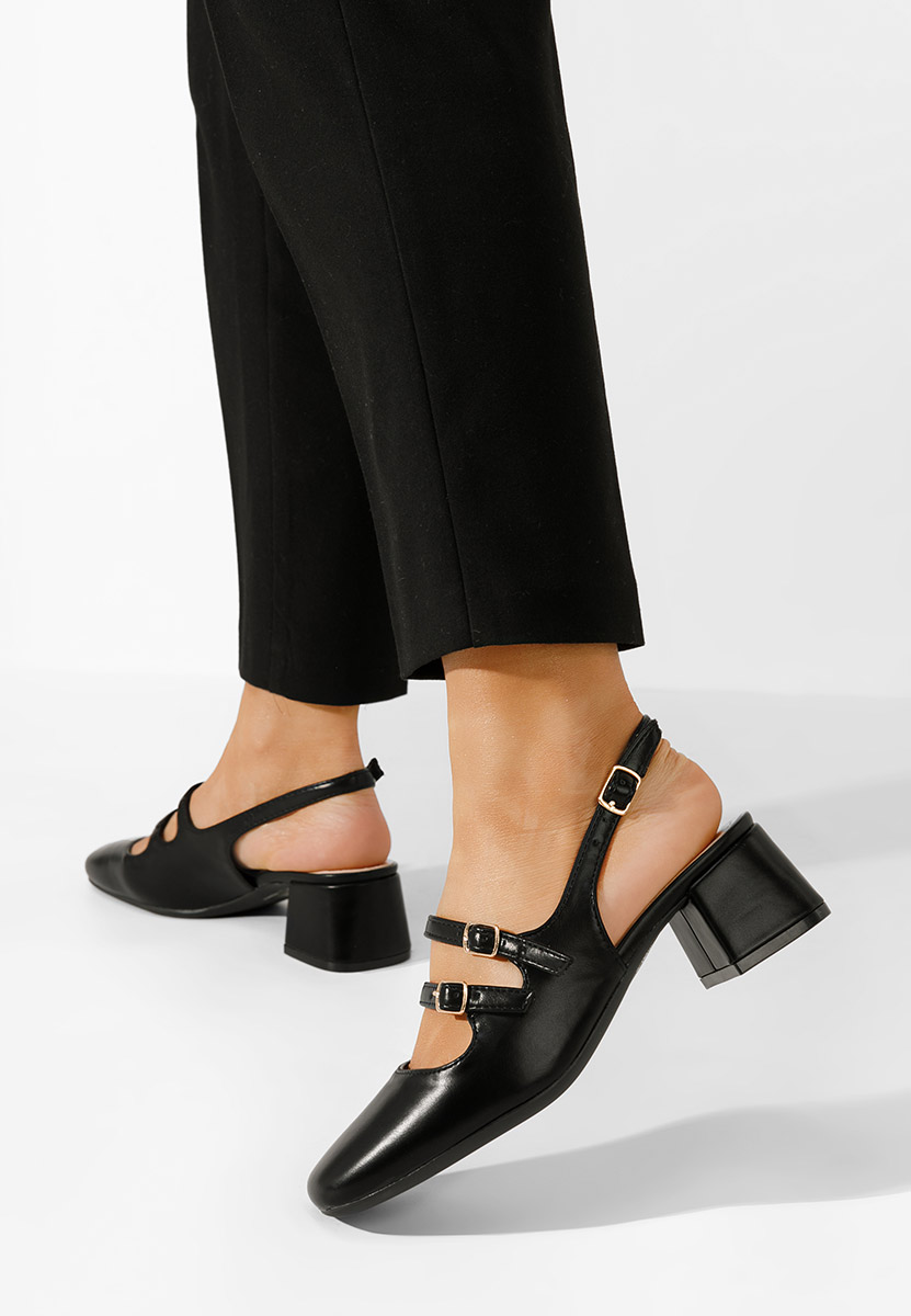 Décolleté Slingback Sivida nero