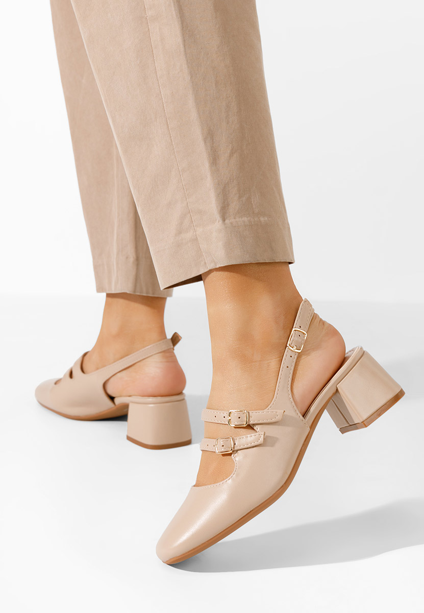 Décolleté Slingback Sivida beige