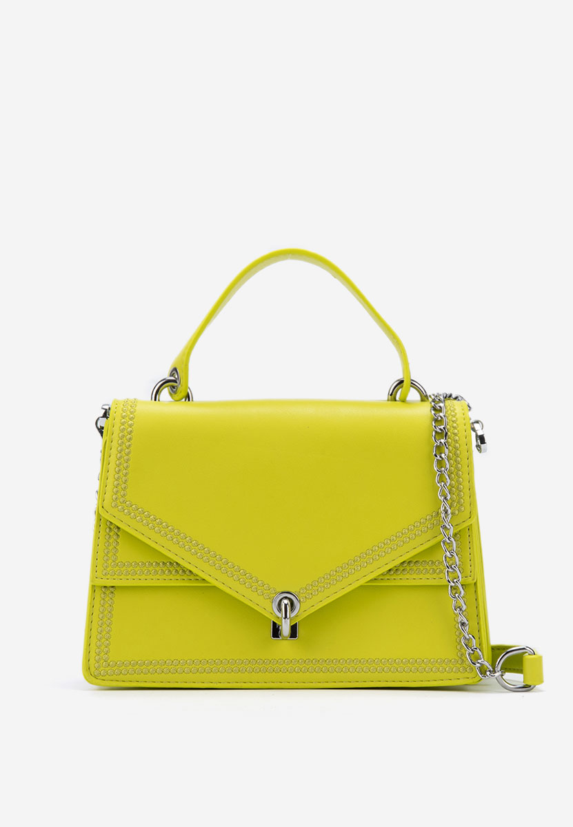 Borsa a mano Stephanie lime