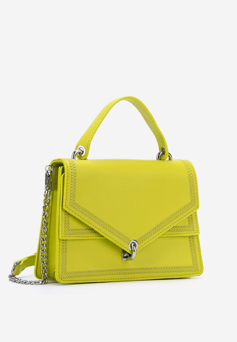 Borsa a mano Stephanie lime