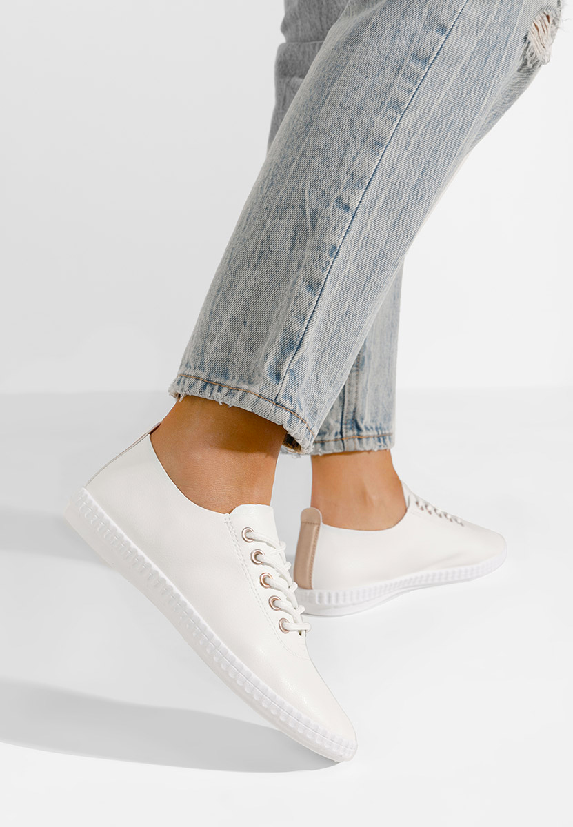 Scarpe basse donna Simina V8 bianchi