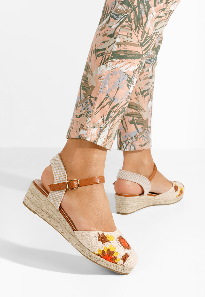 Espadrillas zeppa Elioth beige