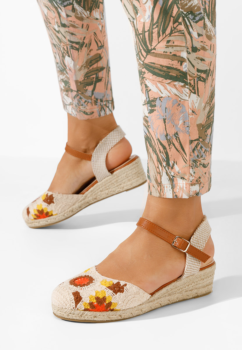 Espadrillas zeppa Elioth beige