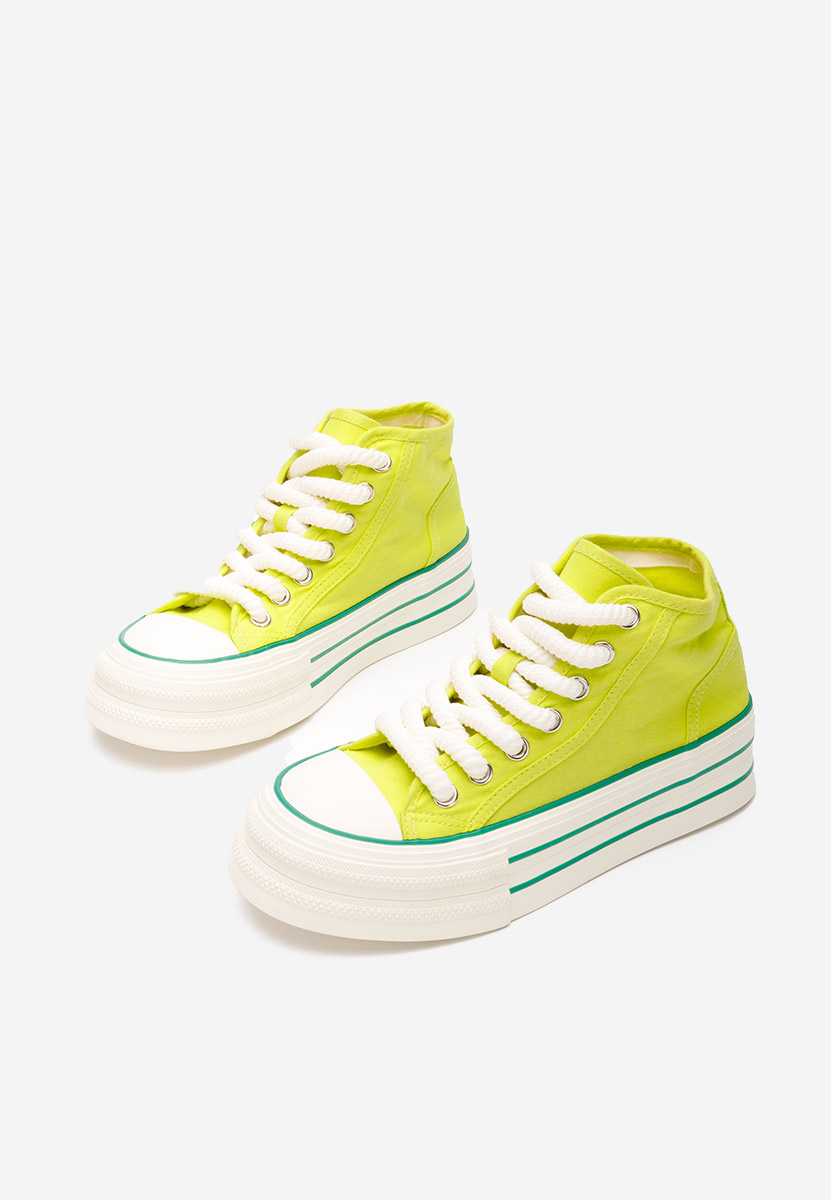 Scarpe da ginnastica donna Alicata lime
