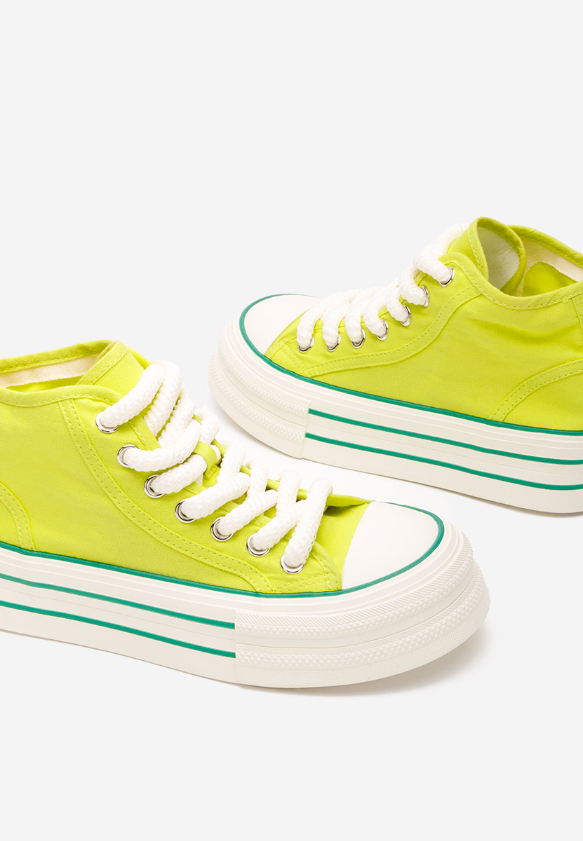 Scarpe da ginnastica donna Alicata lime