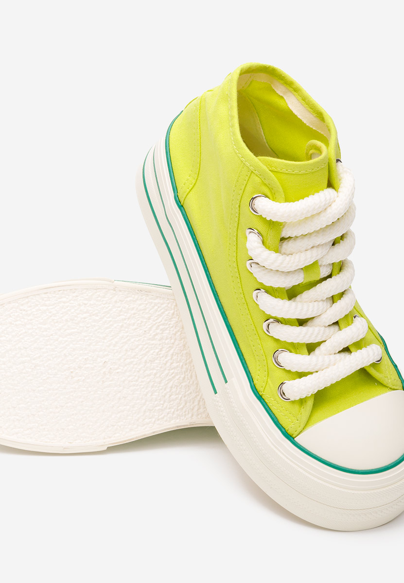 Scarpe da ginnastica donna Alicata lime