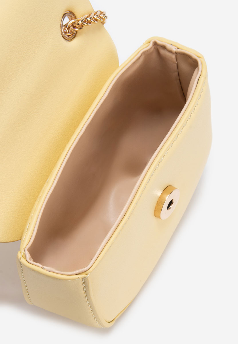 Borsa a spalla Valerie gialla