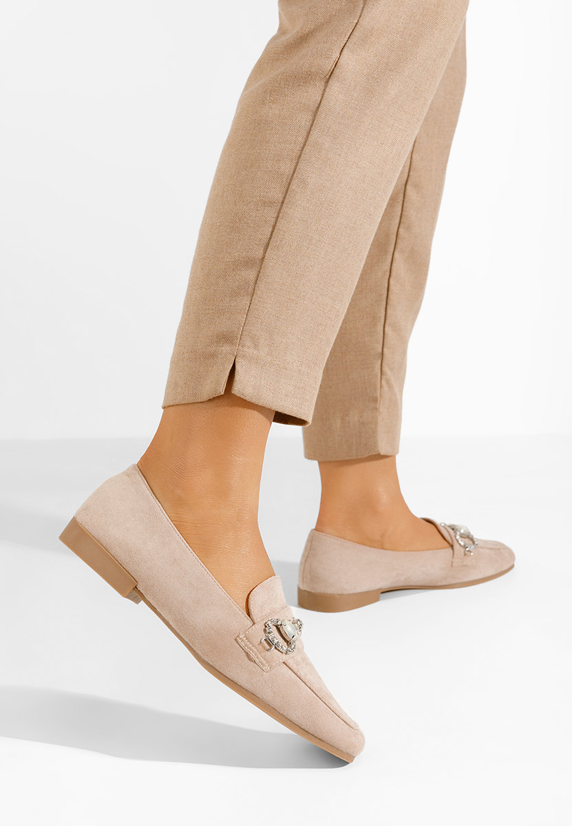 Mocassini donna estivi Venea beige