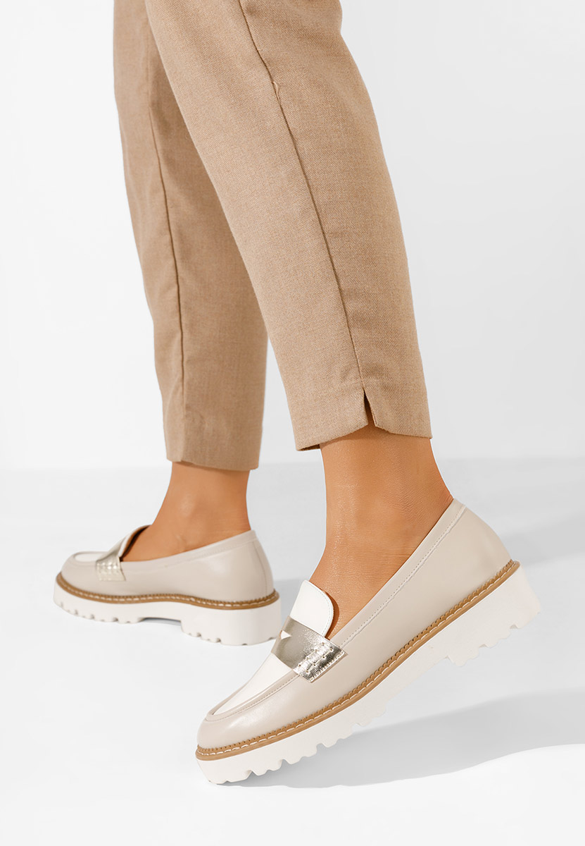 Loafers donna Camila Beige