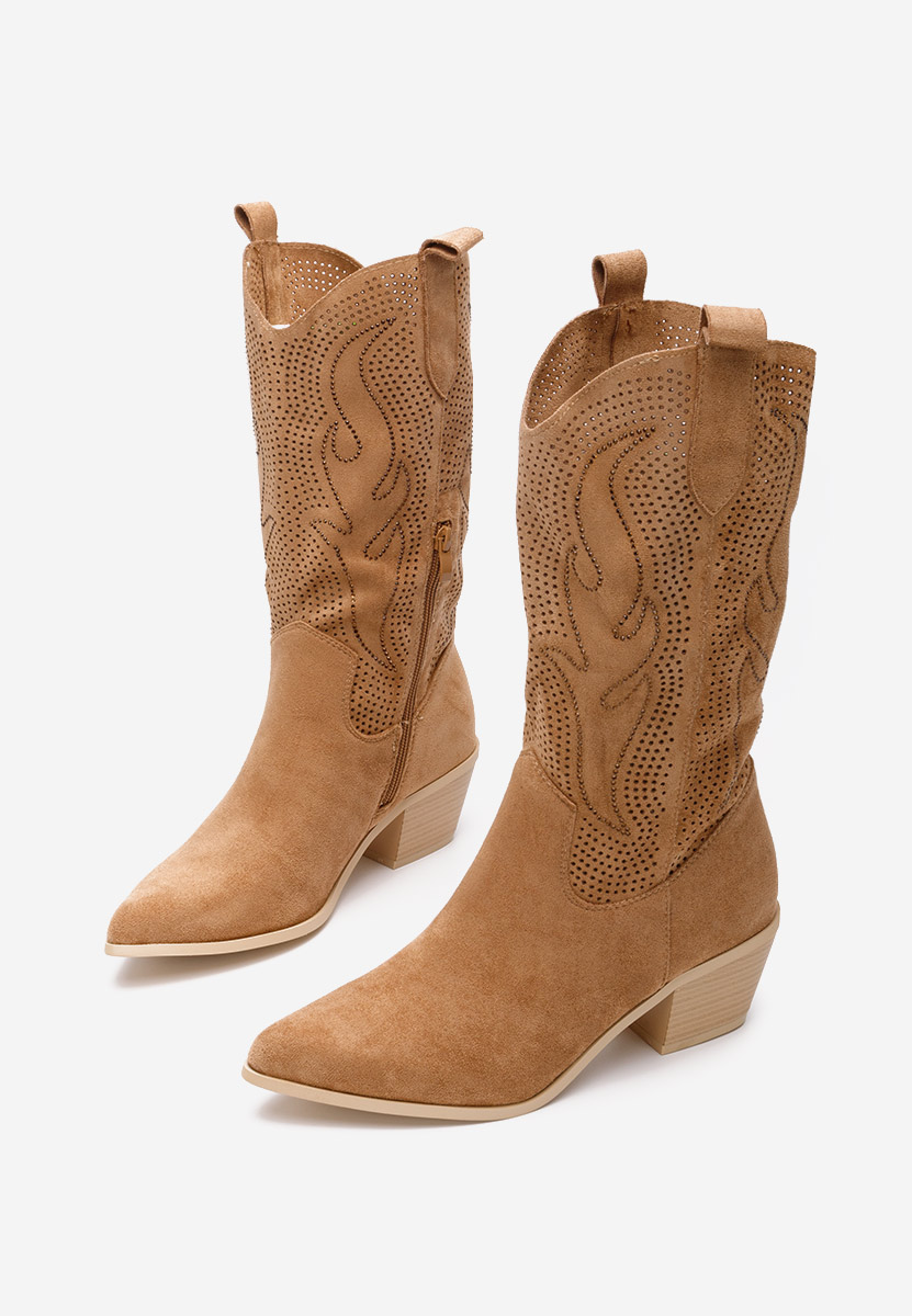 Stivali cowboy donna Nanette camel