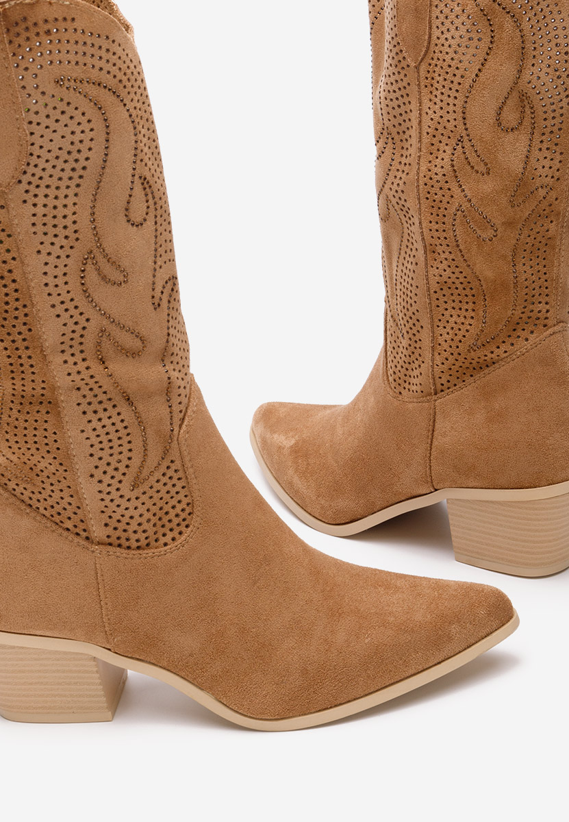 Stivali cowboy donna Nanette camel