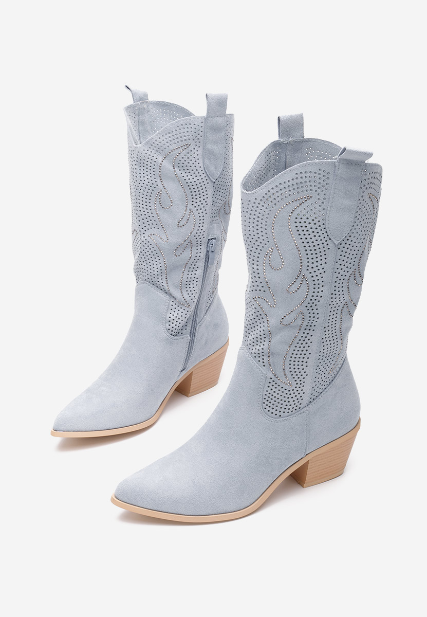 Stivali cowboy donna Nanette azzurro