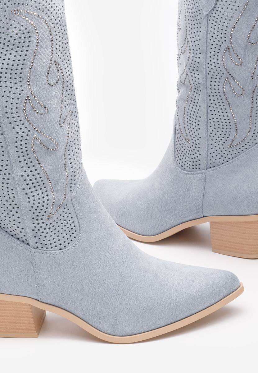 Stivali cowboy donna Nanette azzurro
