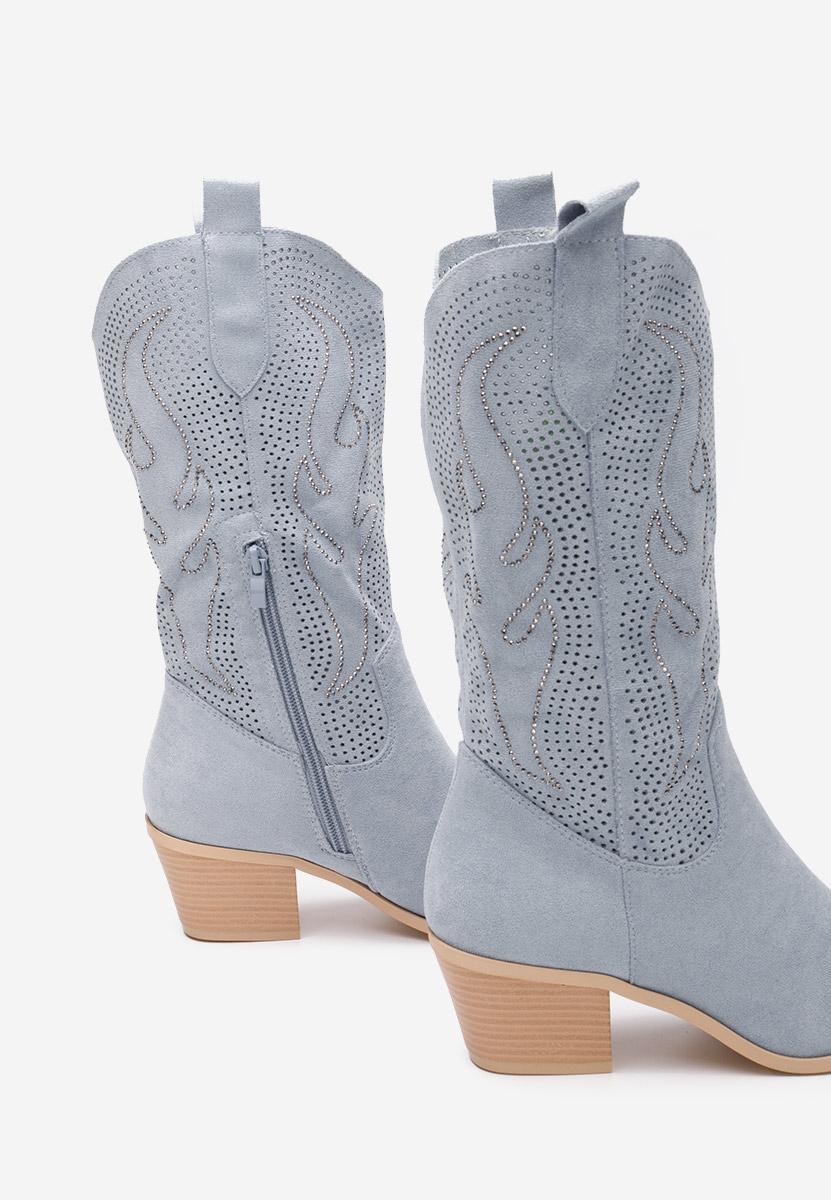Stivali cowboy donna Nanette azzurro