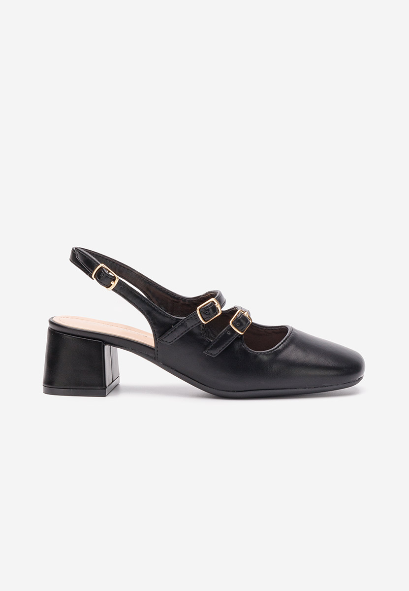 Décolleté Slingback Sivida nero