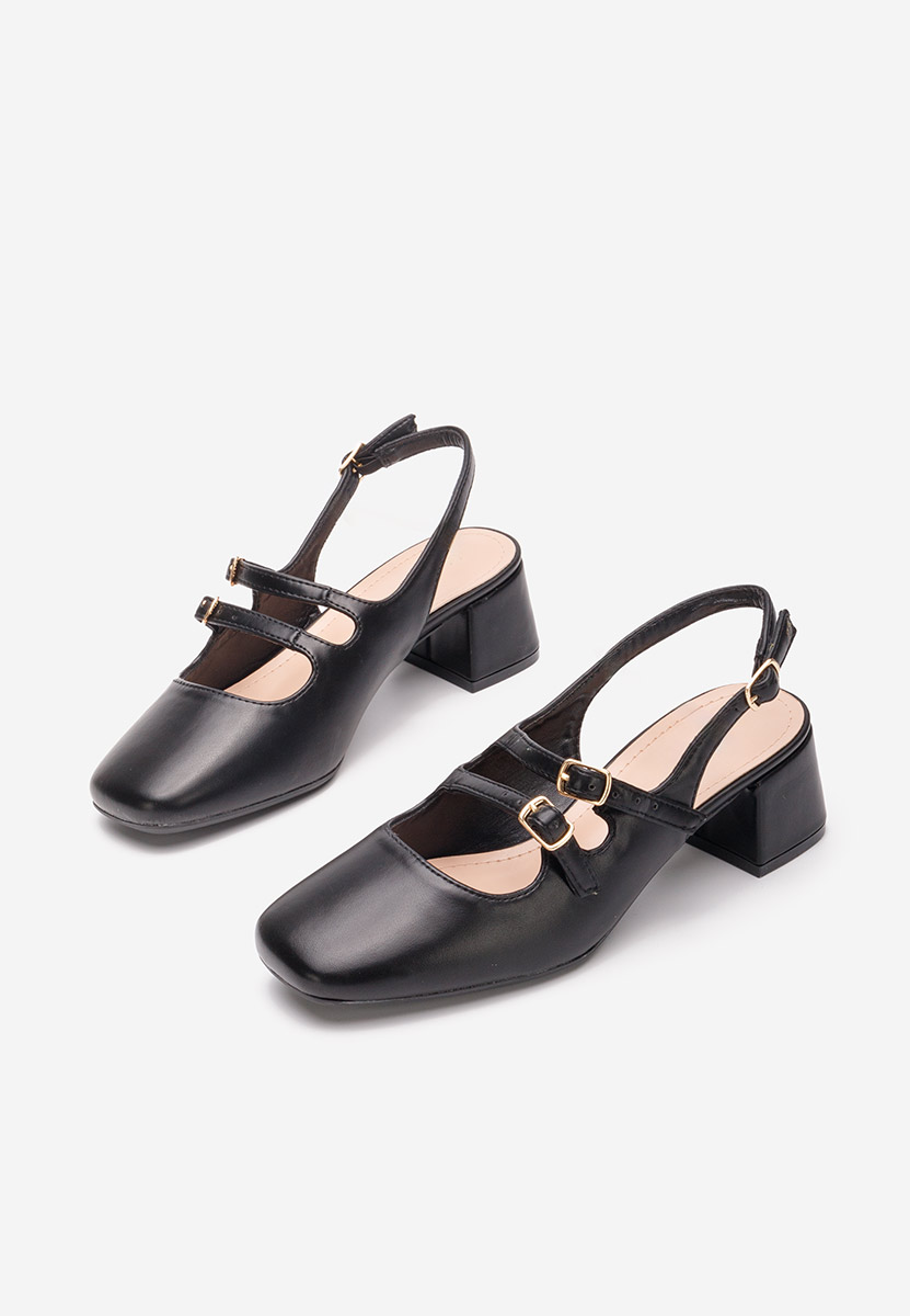 Décolleté Slingback Sivida nero