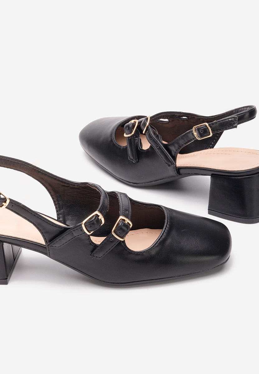 Décolleté Slingback Sivida nero