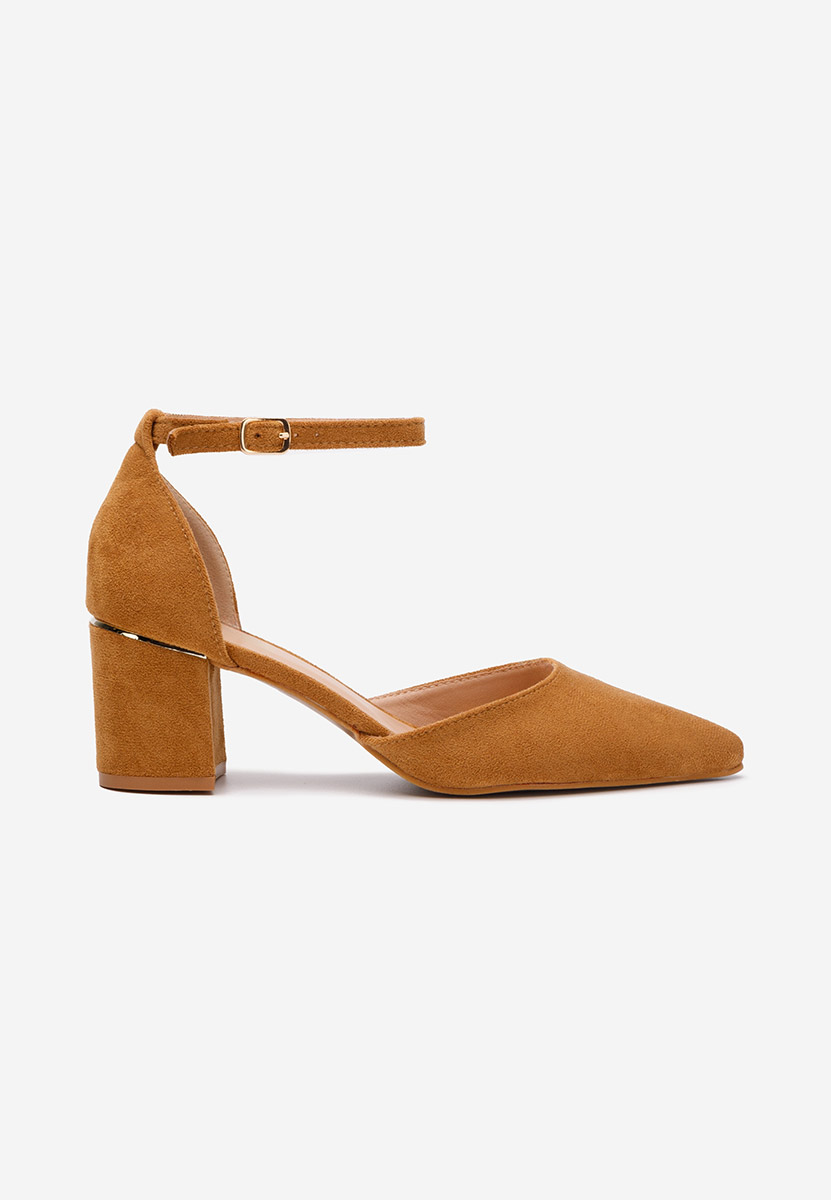 Décolleté tacco largo Charmella V2 camel