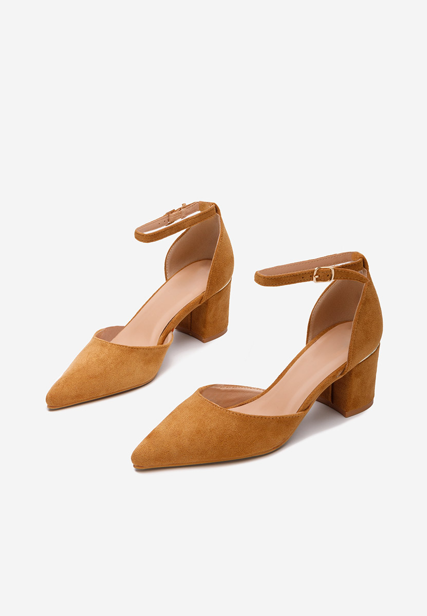 Décolleté tacco largo Charmella V2 camel