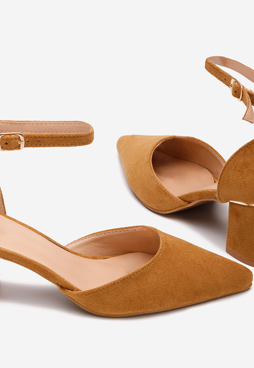Décolleté tacco largo Charmella V2 camel