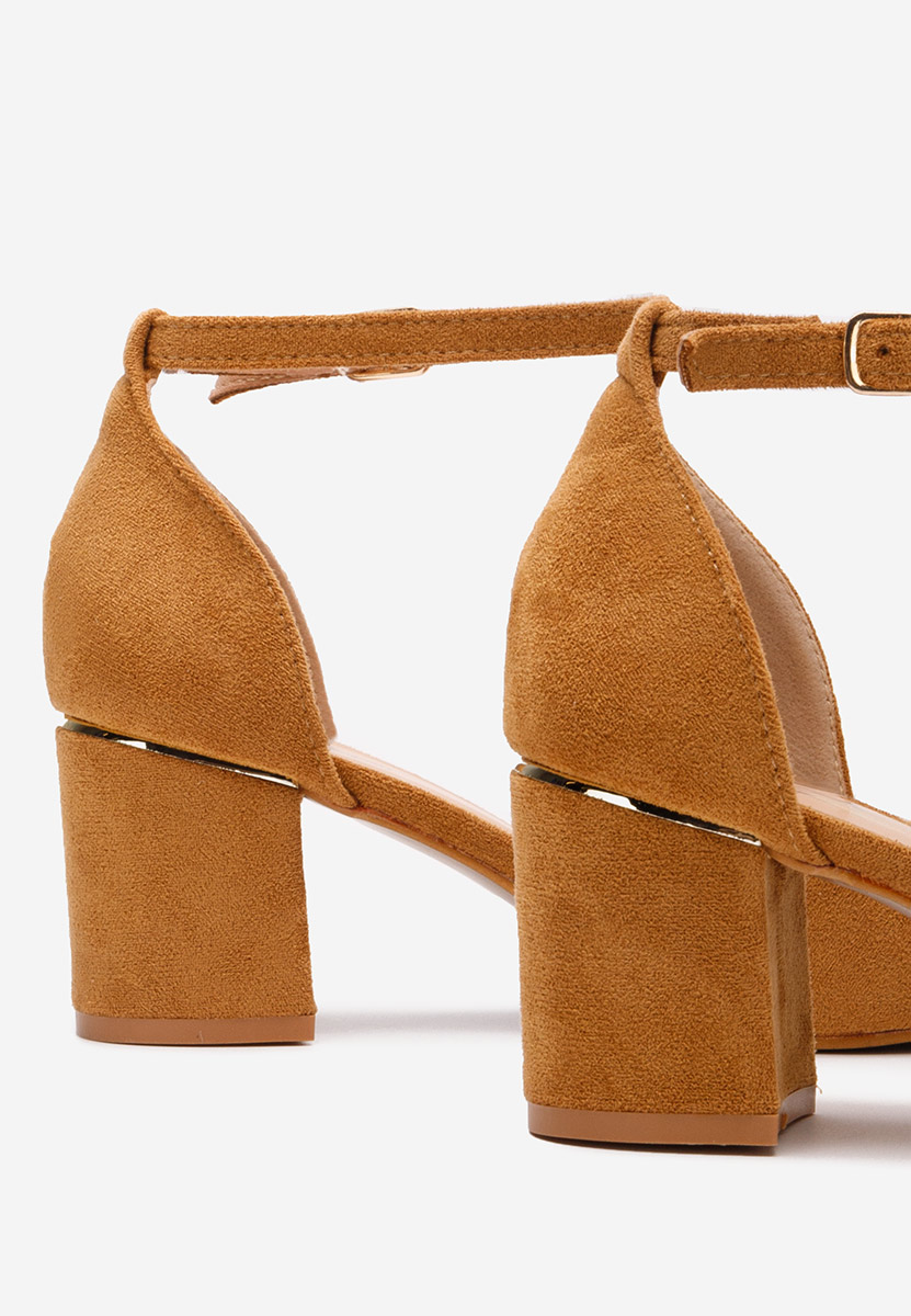 Décolleté tacco largo Charmella V2 camel