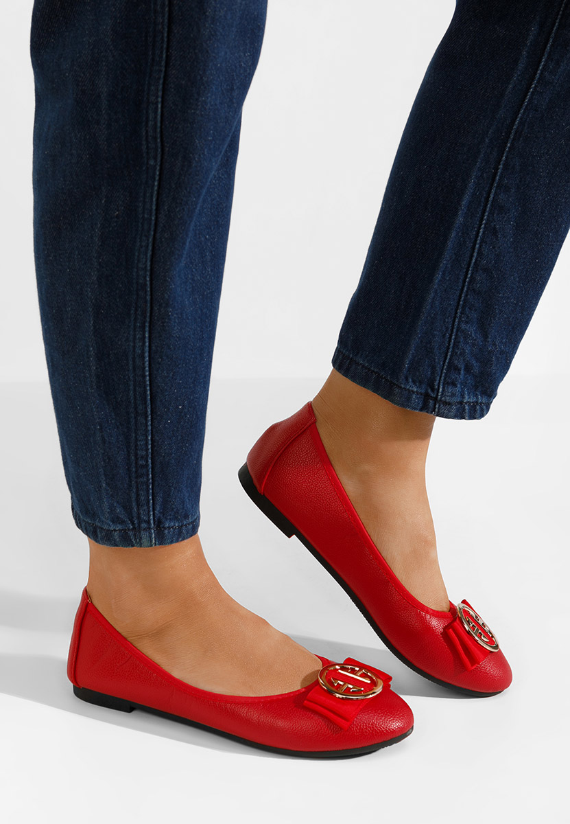 Ballerine Trisha rosso