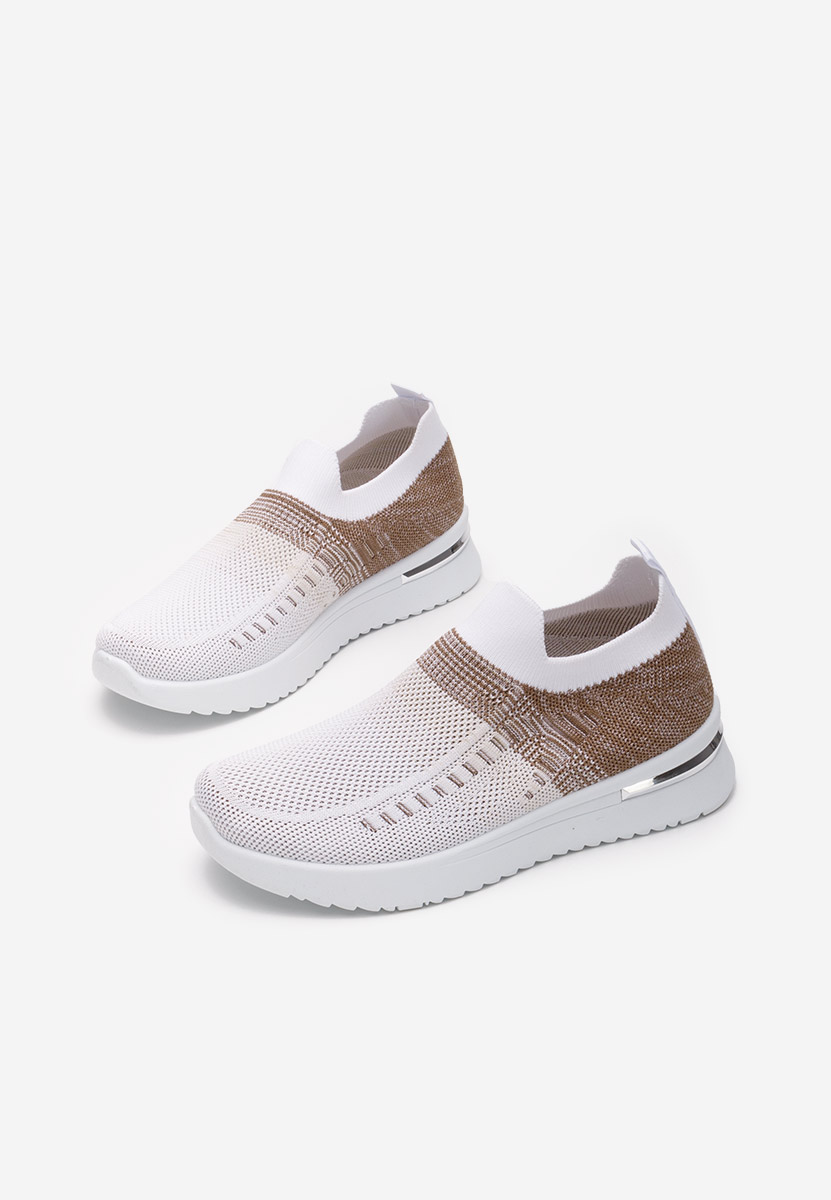 Scarpe da ginnastica da donna Slip-on Alitea cachi