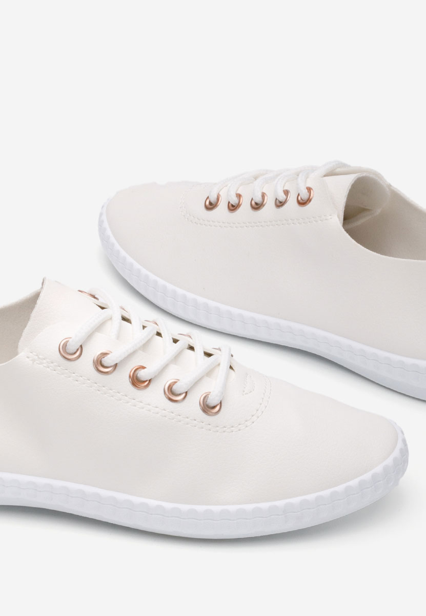 Scarpe basse donna Simina V8 bianchi