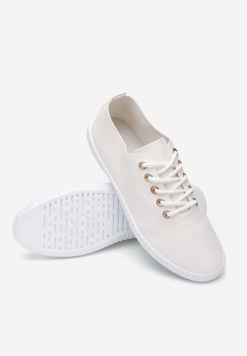Scarpe basse donna Simina V8 bianchi