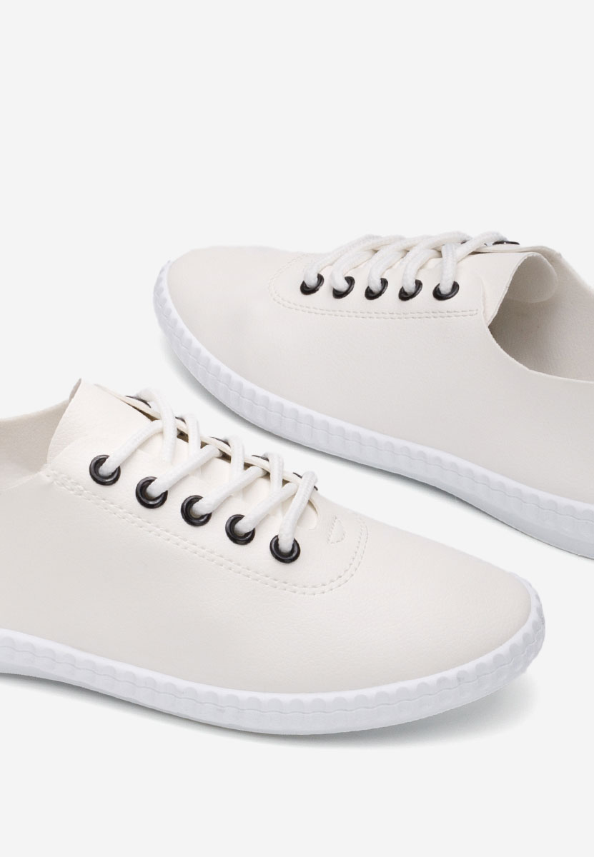 Scarpe basse donna Simina V4 bianchi