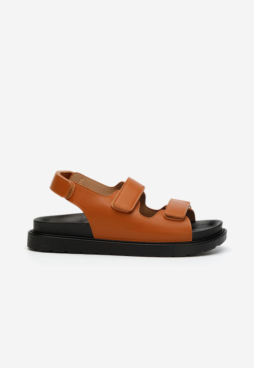 Sandali con plateau Briane camel