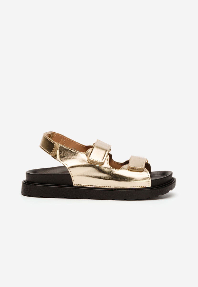 Sandali con plateau Briane oro